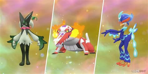 scarlet starters evolution|Gen 9 Starters and Evolutions 